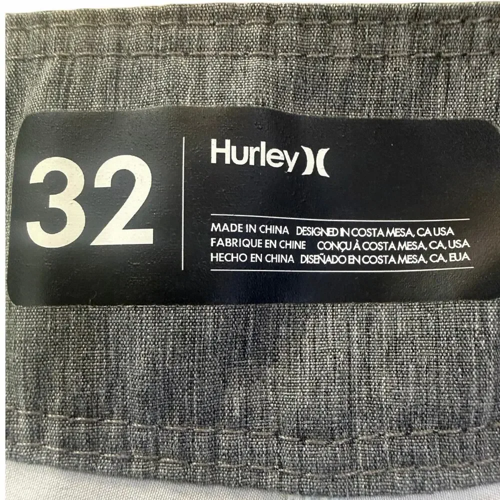 Hurley Phantom Clark Little Sea Turtle Board Shorts Mens SZ 32 Swim Trunks Beach